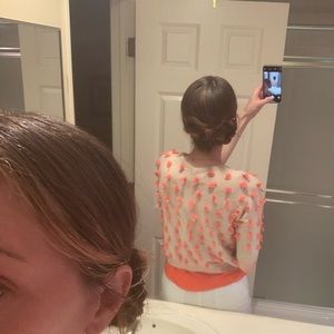 🧡 PERF FALL/HALLOWEEN Orange-Accent Cardigan! 🧡